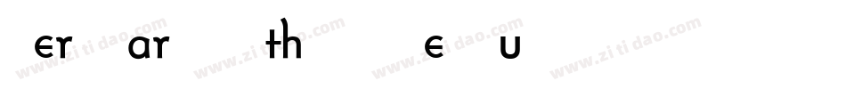 Bernhard Gothic Medium字体转换